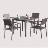 bàn ghế ngoài trời sân vườn polywood luxvie