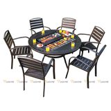 bàn nhôm đúc ngoài trời