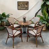 bàn ghế cafe ngoài trời luxvie