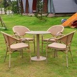 Bộ bàn ghế cafe ngoài trời LUZF9021T + Ghế LUZF3022C