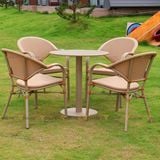 Bộ bàn ghế cafe ngoài trời LUZF9021T + Ghế LUZF3022C