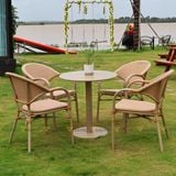 Bộ bàn ghế cafe ngoài trời LUZF9021T + Ghế LUZF3022C