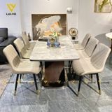 Bàn ăn mặt đá thông minh Lazio (Không gồm ghế)