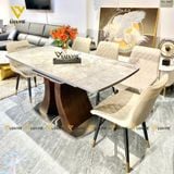 Bàn ăn mặt đá thông minh Lazio (Không gồm ghế)