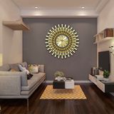 Đồng hồ trang trí nghệ thuật Mặt trời YH1912