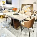 Bàn ăn mặt đá thông minh Lazio (Không gồm ghế)