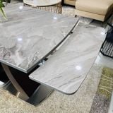 Bộ bàn ăn thông minh mặt đá Lazio + ghế Elise