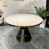 Bàn ăn tròn xoay 2 mặt đá Kashei (không gồm ghế)