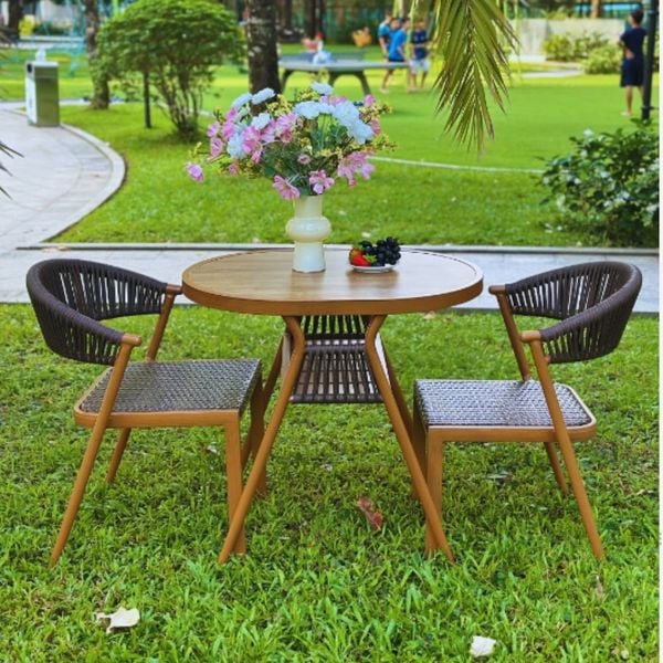 Bộ bàn ghế ban công xếp gọn LU2058