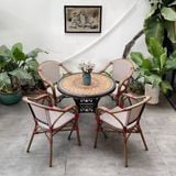 bàn ghế sân thượng luxvie