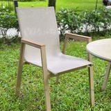 Bộ bàn ghế cafe ngoài trời LU9021T + Ghế LU3036C