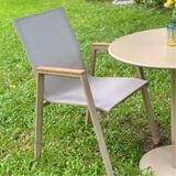Bộ bàn ghế cafe ngoài trời LU9021T + Ghế LU3036C