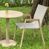 Bộ bàn ghế cafe ngoài trời LU9021T + Ghế LU3036C