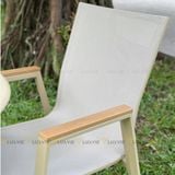 Bộ bàn ghế cafe ngoài trời LU9021T + Ghế LU3036C