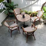 bàn ghế cafe ngoài trời luxvie