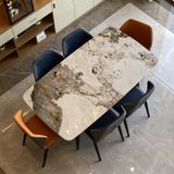 Bàn ăn mặt đá Fiona (không gồm ghế)