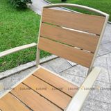 Bộ bàn ghế cafe ngoài trời LU9021T + Ghế LU1056C