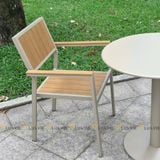 Bộ bàn ghế cafe ngoài trời LU9021T + Ghế LU1041C