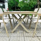 Bộ bàn ghế sân vườn LU1061T + Ghế LU3036C