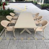Bộ bàn ghế sân vườn LU5072T + Ghế LU3022C