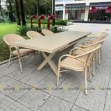 Bộ bàn ghế sân vườn LU5072T + Ghế LU3022C