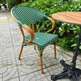 Bộ bàn ghế cafe ngoài trời LU2035C + Ghế LU2049
