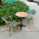 Bộ bàn ghế cafe ngoài trời LU2035C + Ghế LU2049