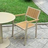 Bộ bàn ghế cafe ngoài trời LU9021T + Ghế LU1041C
