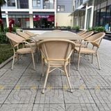 Bộ bàn ghế sân vườn LU5072T + Ghế LU3022C