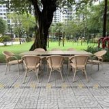 Bộ bàn ghế sân vườn LU5072T + Ghế LU3022C