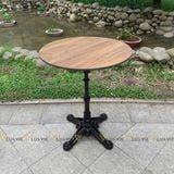 Bộ bàn ghế cafe ngoài trời LU2035C + 2 Ghế LU3006C
