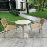 Bộ bàn ghế cafe ngoài trời LU9021T + Ghế LU1041C