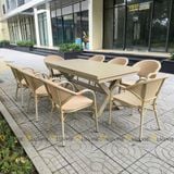 Bộ bàn ghế sân vườn LU5072T + Ghế LU3022C