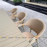 Bộ bàn ghế sân vườn LU5072T + Ghế LU3022C