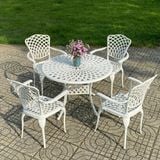 Ghế ngoài trời nhôm đúc GN15