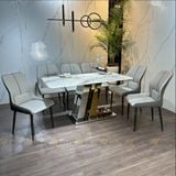 Bàn ăn mặt đá cao cấp Zigzac (không gồm ghế)