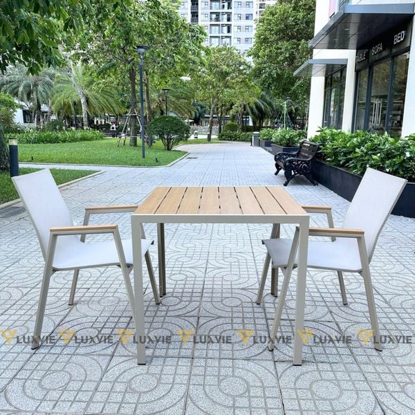 Bộ bàn ghế sân vườn LU1027T  + Ghế LU3036C