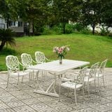 Bàn sân vườn chữ nhật BN20M (không gồm ghế)