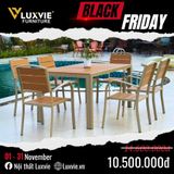 Bộ bàn ghế sân vườn DPBV20C2 + Ghế HPG1A