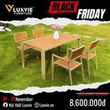 Bộ bàn ghế sân vườn DPBV20C2 + Ghế DPAV11A