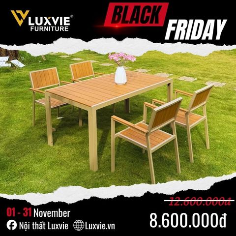 Bộ bàn ghế sân vườn DPBV20C2 + Ghế DPAV11A