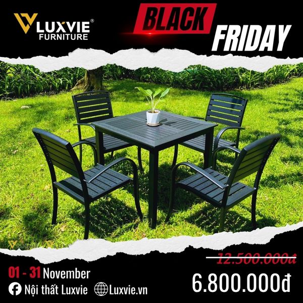 Bộ bàn ghế sân vườn DPBV21A + Ghế DPAV11