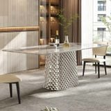 Bàn ăn mặt đá Diamond (không gồm ghế)