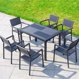 bộ bàn ghế nhôm đúc