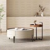 Bàn trà đôi tròn BTDA1