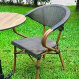 Bộ bàn ghế cafe ngoài trời LU2035C + Ghế LU3005C
