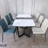 Bàn ăn mặt đá thông minh có bếp điện từ Wabi (không gồm ghế)