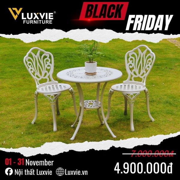 Bộ bàn ghế ban công DPBV2 + Ghế DPAV01