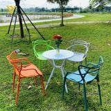 ghế cafe nhựa đúc luxvie