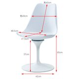 Ghế Tulip chân xoay DPA32